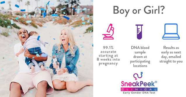 Over the Womb - Gender Reveal